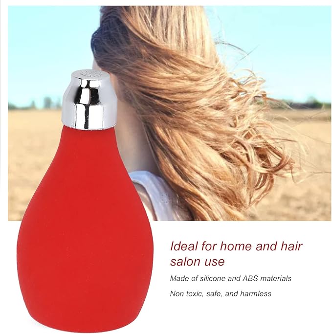 ZJchao Empty Spray Powder Bottle Hairdressing Spray Talcum Bottle Red
