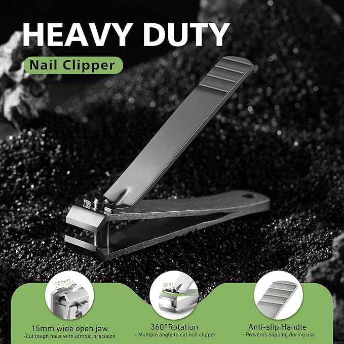 Heavy duty straight blade nail