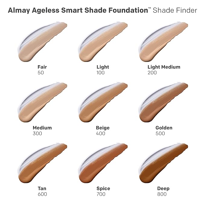 Almay Anti-Aging Foundation, Smart Shade Face Makeup with of 1)