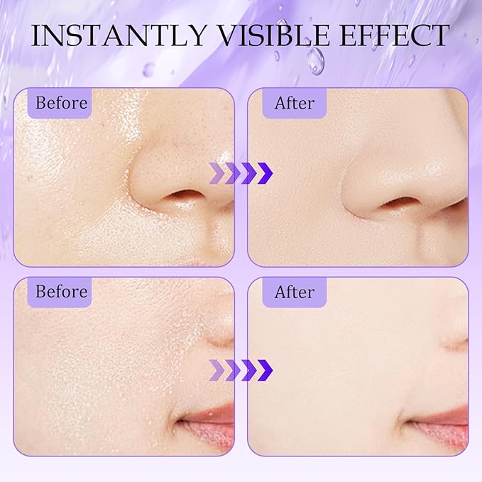 Chillab Lavender Matte Powder,Lavender Jelly Pressed Powder Matte Makeup(2PCS) (2PCS)