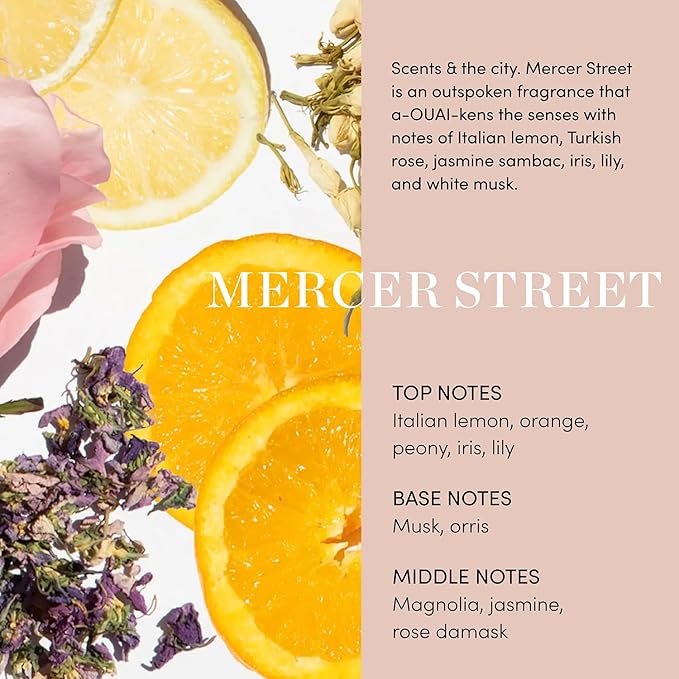 OUAI Medium Shampoo - Hydrating Shampoo with Coconut Oil, Babassu, Kumquat Extract and Keratin - Strengthens, Nourishes and Adds Shine - Paraben, Phthalate and Sulfate Free Hair Care Products (10 Oz)