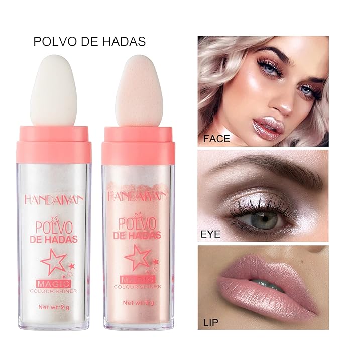 AKARY Body Glitter, Fairy Polvo De Hadas Shimmer