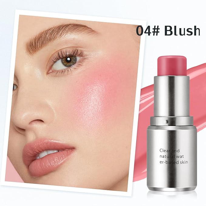 Boobeen Highlighter Makeup Stick, Cream Highlighter & Blush Dewy Finish