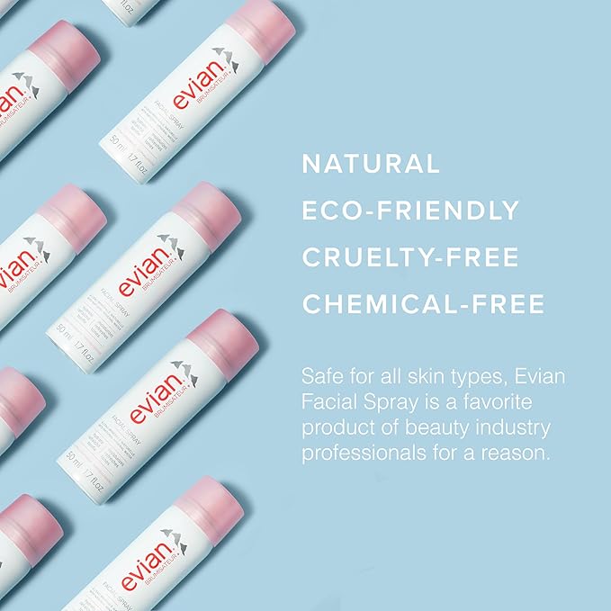 Evian Facial Spray, 1.7 oz. Travel 6-Pack