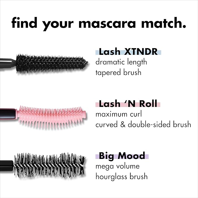 e.l.f. Lash XTNDR Mascara, Made With Tubing Technology For The Look Of Lash Extensions, Clump & Flake Free, Vegan & Cruelty-Free, Soft Black