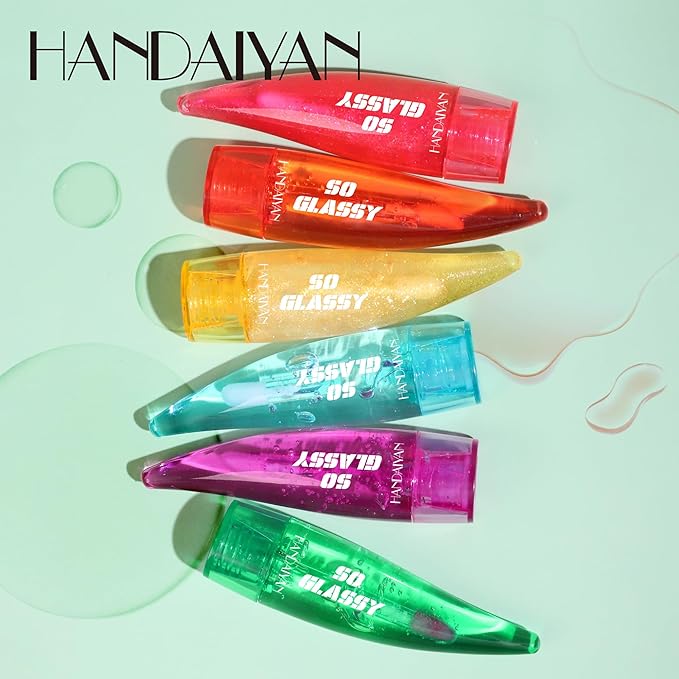 AKARY Hydrating Lip Glow Oil, Plumping & Glitter Hydrating