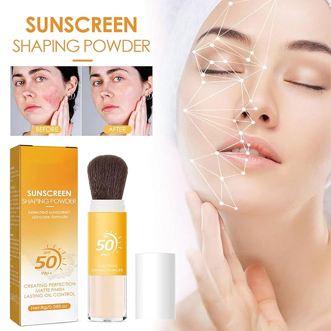 Sunscreen Setting Powde Spf 50 Pa++Mineral Setting Powder Lightweight Concealer