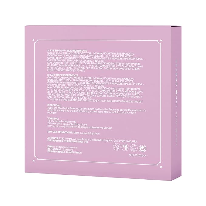 Neutral Eyeshadow Stick Makeup Set, Metallic Shimmer Matte Cream Eye Shadow Eyeliner Brightener Pencil Crayon - Classic 6PCS A005