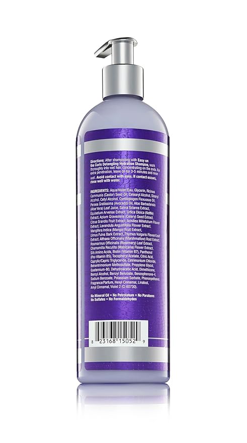 The Mane Choice The Alpha Easy On The Curls Hydration Curly Hair Conditioner, Nourishing Detangling Conditioner Enriched with Biotin & Vitamin E, Sulfate & Paraben-Free, 16 oz