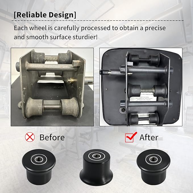 1 Pcs Rolling Seat Trolley Wheels Motivator2, Pr1000, Pr1000, Sport, Ultimate2, Schwinn