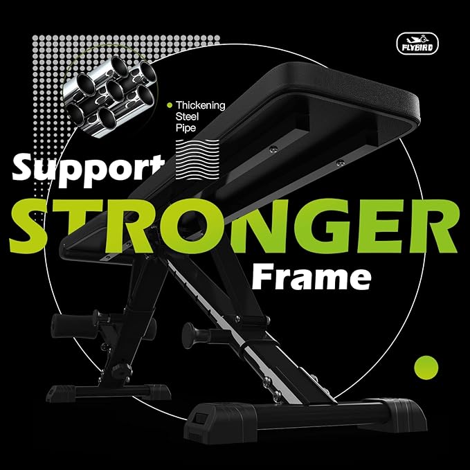 FLYBIRD Squat Rack with Pull-Up Bar 6FT,7FT Barbell