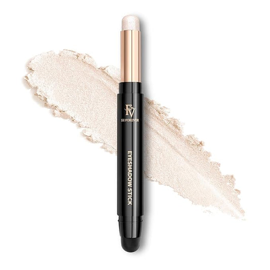 FV Cream Shimmer Eyeshadow Stick,Long Lasting & Waterproof, Multi-Use & High Pigment Eyeshadow Makeup Stick, Pearl Shimmer