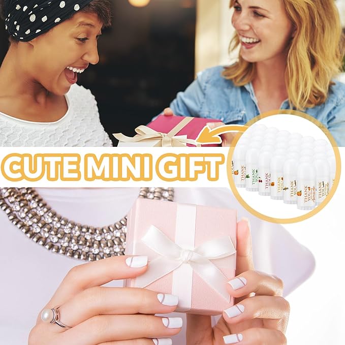 50 Pcs Thank You Gifts Mini Lip