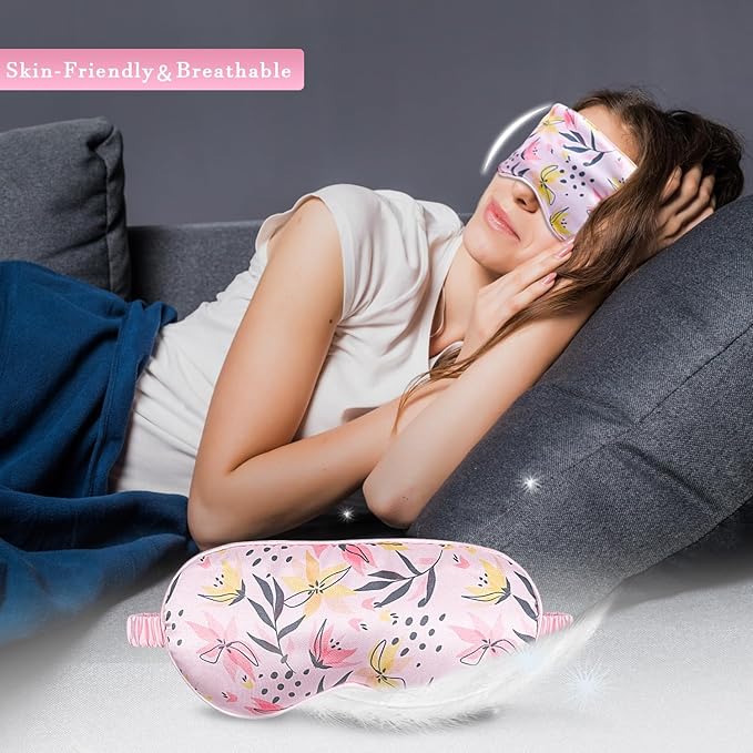 Cooling eye mask silky satin