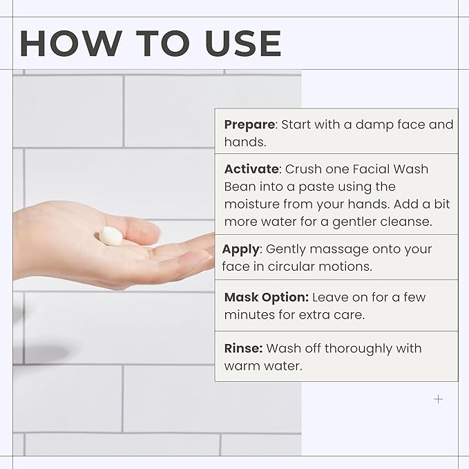 3-in-1 Solid Facial Cleanser, Exfoliator, and Wash-off Mask