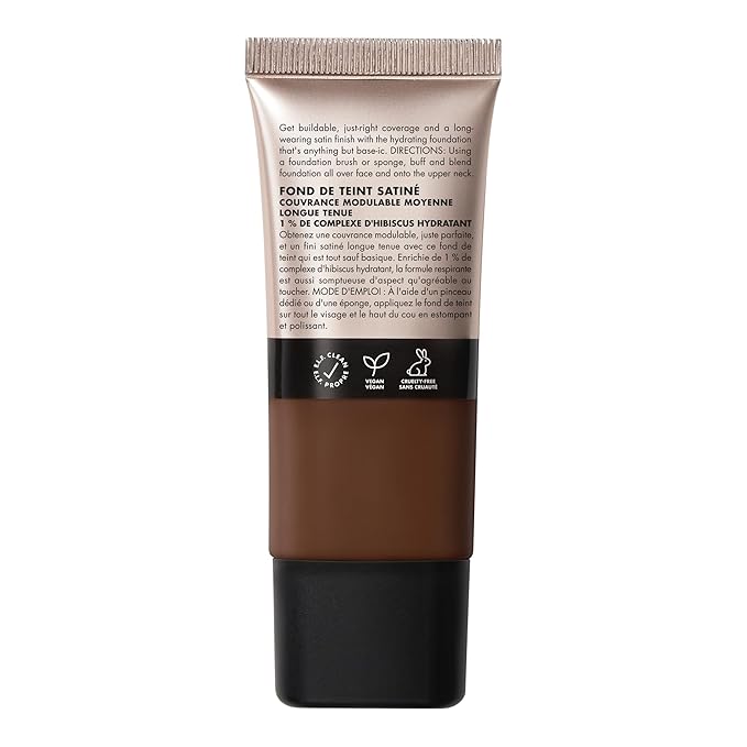 e.l.f. Soft Glam Foundation, Medium Coverage, Long-Lasting & Rich Warm