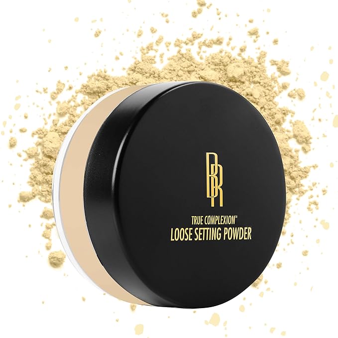 Black Radiance True Complexion Loose Setting Powder, Banana, 0.64 Ounce