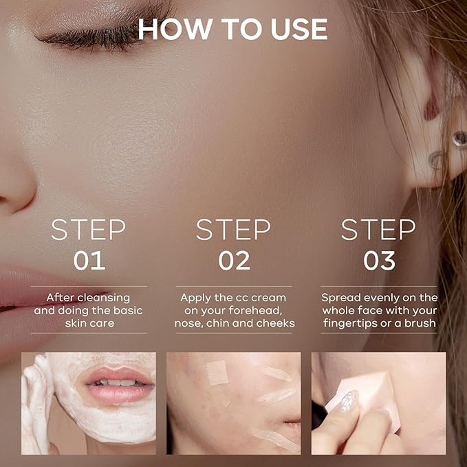 CC Cream with SPF 15, CC Cream Tinted Concealer (Iovry)