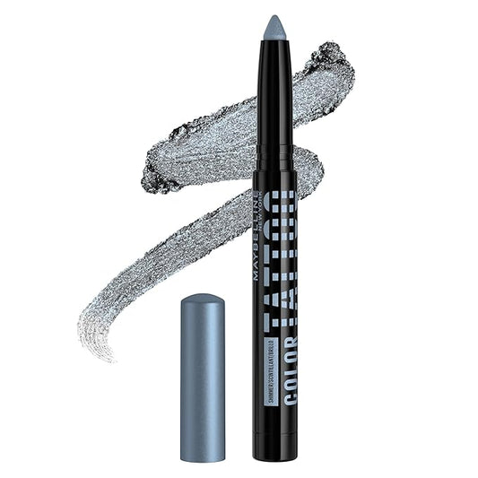 Maybelline Color Tattoo Longwear Multi-Use Eye Shadow Stix, All-In-One Eye Makeup for Up to 24HR Wear, I am Unconventional (Charcoal Shimmer), 1 Count