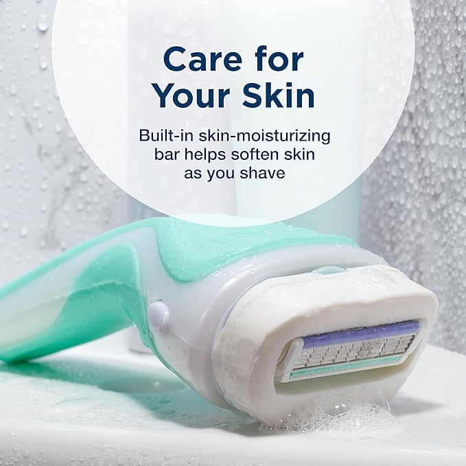 INTUITION Schick Refill, Razors for Women Sensitive Skin | Intuition Razor Blades Refill with Organic Aloe, Razor Refills , 6 Count (Pack of 1)