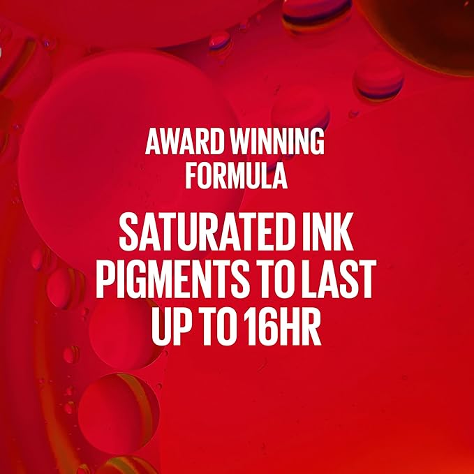 Maybelline Super Stay Matte Ink Liquid Lipstick Makeup, Long Lasting High Impact Color, Up to 16H Wear, Shot Caller, Bright Pinky Red, 1 Count, Packaging May Vary