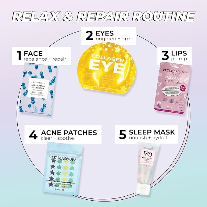 Vitamasques vegan collagen eye pads,