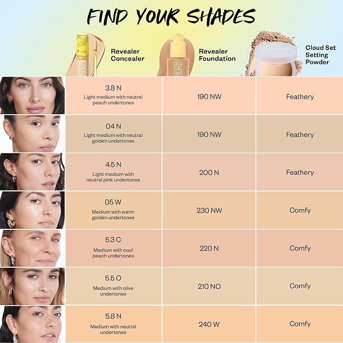 Kosas Revealer Concealer - Medium Coverage Makeup with 05 W)