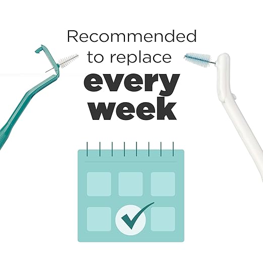 GUM Proxabrush Go-Betweens Wide Interdental Brush Refills, 2ct., (Pack of 18)