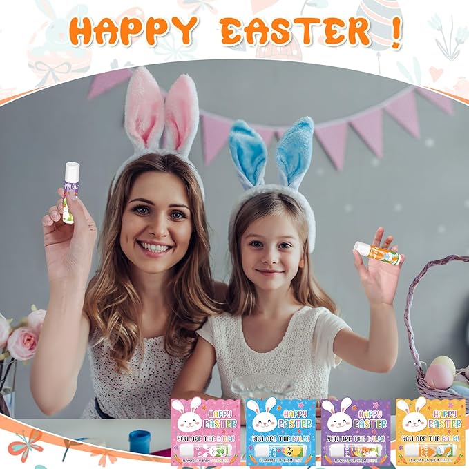 48 Pcs Easter Lip Balm Bulk