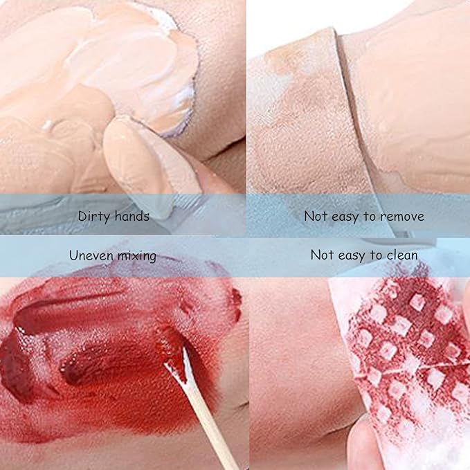 YOCASII Foundation Palette, Foundation Spatula, Makeup Mixing Palette,