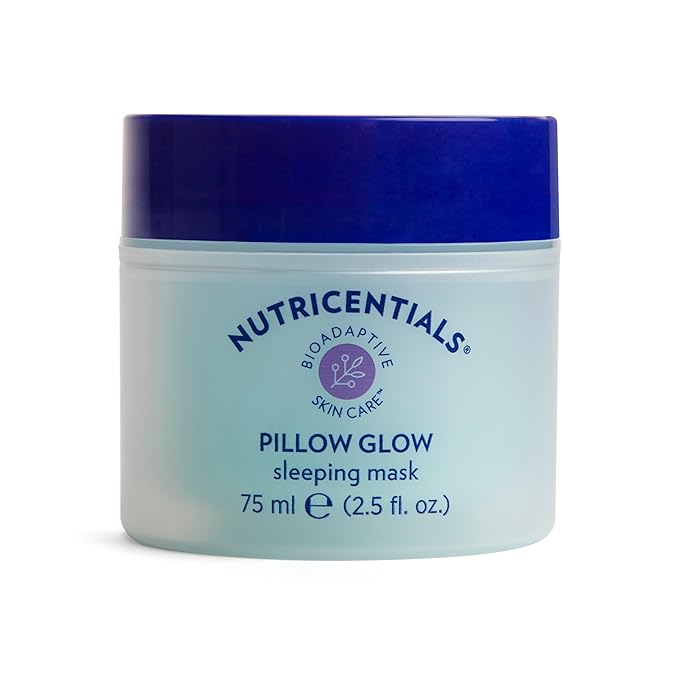 NuSkin NUTRICENTIALS® Pillow Glow Sleeping Mask | Overnight Hydration | Bioadaptive Botanical Complex | Red Algae | Apple Extract | Deep Sea Water | Skin Glowing & Pore Minimizing | 50 ml | 1 Pack
