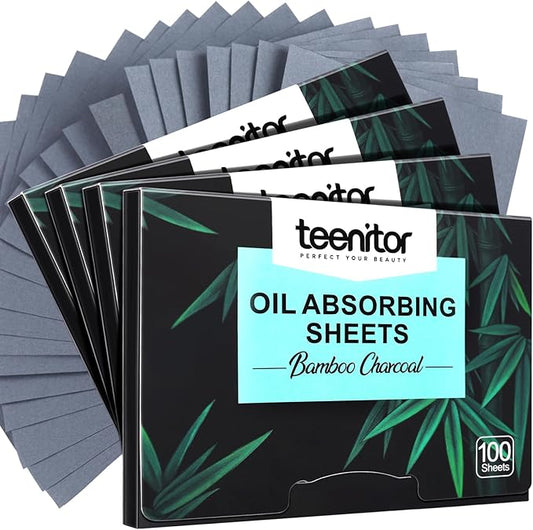 Teenitor 400 Counts Oil Blotting Papers for Face, Large 10cmx7cm