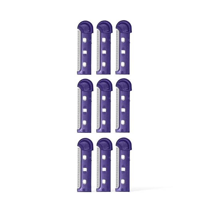 Flamingo Dermaplane Blades Refills, Face Razors for Women, Smooth Skin, 9 Count