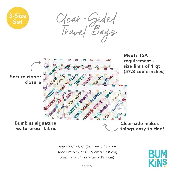 Bumkins Disney, C7 Mickey Varsity, 3 Piece Assortment