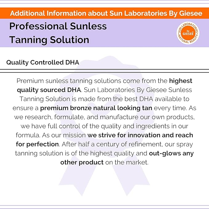 Spray Tan Solution (Medium) Airbrush Tanning Micro Mist (32oz) for Self Tanning Natural Sunless Solution, Body and Face for Bronzing and Golden Tan (Packaging May Very)