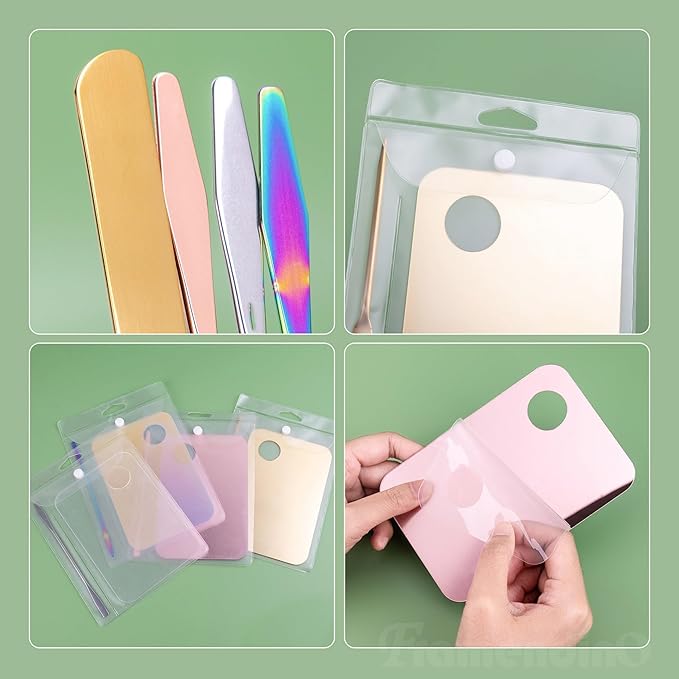 Framendino, 4 Pack Acrylic Cosmetic Makeup Palette Tray