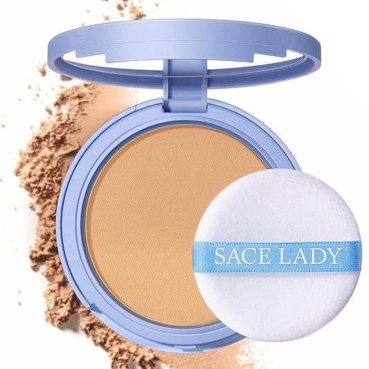 SACE LADY Face Pressed Powder Sets Makeup, Controls Cruelty-free, (#03) 0.35oz