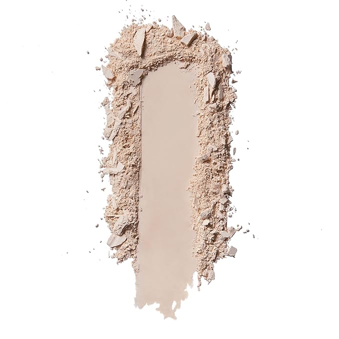 e.l.f. Camo Powder Foundation, Lightweight, Primer-Infused Buildable & Long-Lasting Medium-to-Full Coverage Foundation, Fair 100 W