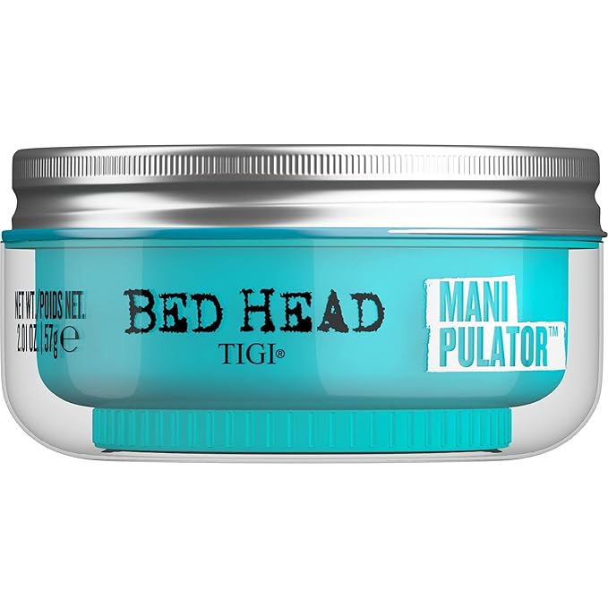 TIGI Bed Head Manipulator texturizing Putty with Firm Hold 2.01 oz & Bed Head Queen For A Day Thickening Spray for Fine Hair 10.5 oz