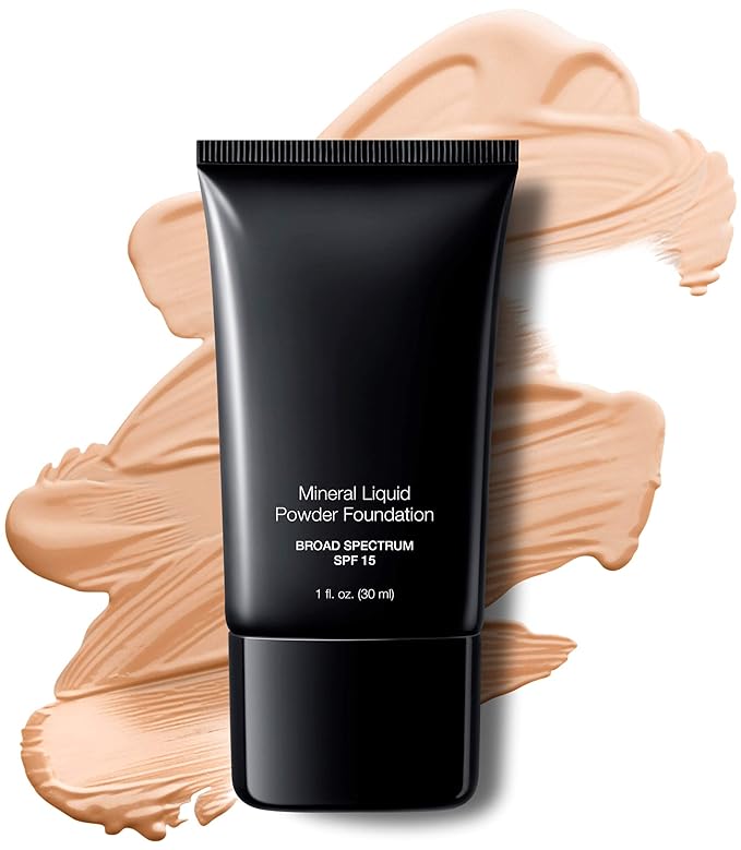 Mineral Liquid Powder Foundation SPF 15/1 Oz. Hypoallergenic 1 Oz