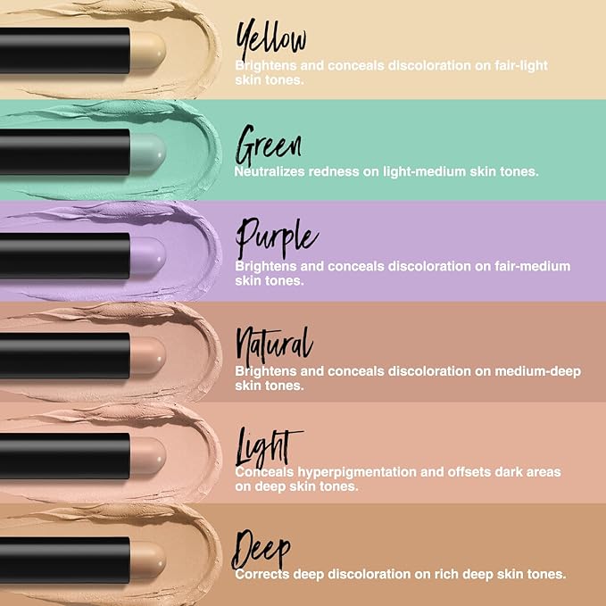 Contour Stick Corrects Skin Tone Bronzer Waterproof Sweat Concealer Light