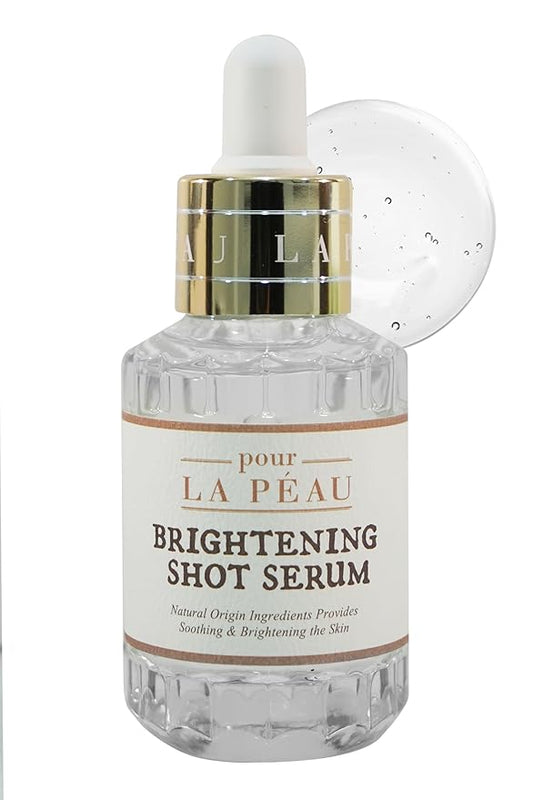 Brightening Shot Serum | Skin Brightening Serum for Face | Organic Face Moisturizer Hyperpigmentation Serum | Hydrating Face Serum for Glowing Skin | Face Brightening Serum (1.01 Fl. Oz)