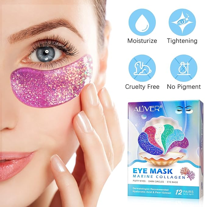 Eye gels with natural marine