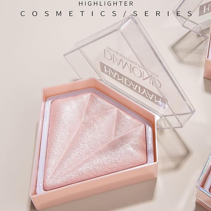 MEICOLY Baked Highlighter Powder Palette,Natural Face Highlighter Shimmer