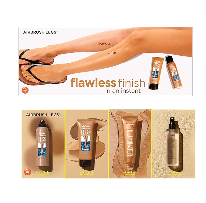 Sally Hansen Airbrush Legs® Illuminator™, Leg Makeup, Nude