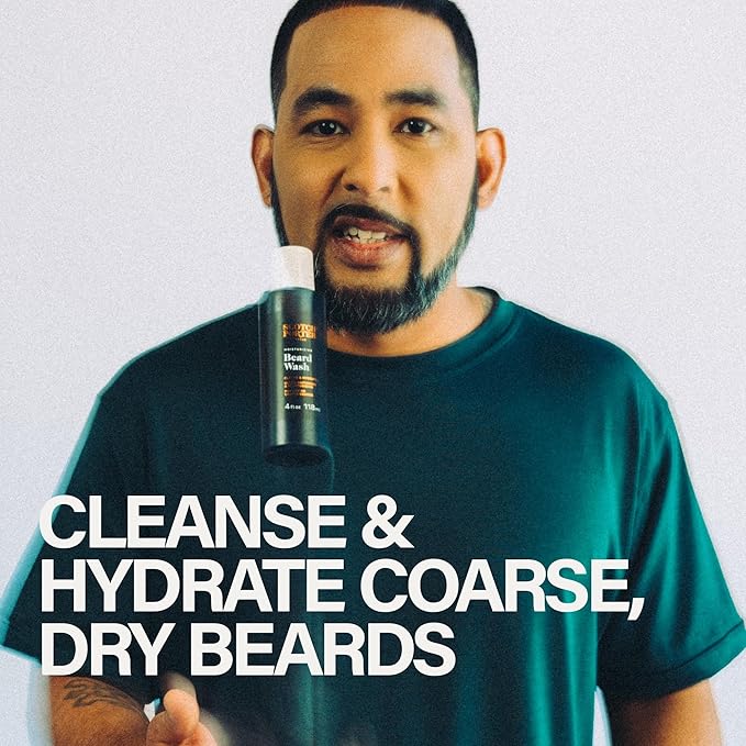 Scotch Porter Moisturizing Beard Wash – Cleanse, Refresh, Hydrate & Soften Coarse, Dry Facial Hair while Protecting Skin for a Fuller/Healthier-Looking Beard – Original Scent, 8 oz. Bottle
