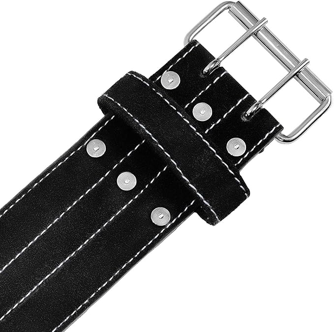 Hawk Sports Double Prong Powerlifting Belt for Men 10mm Thick, 4" Wide