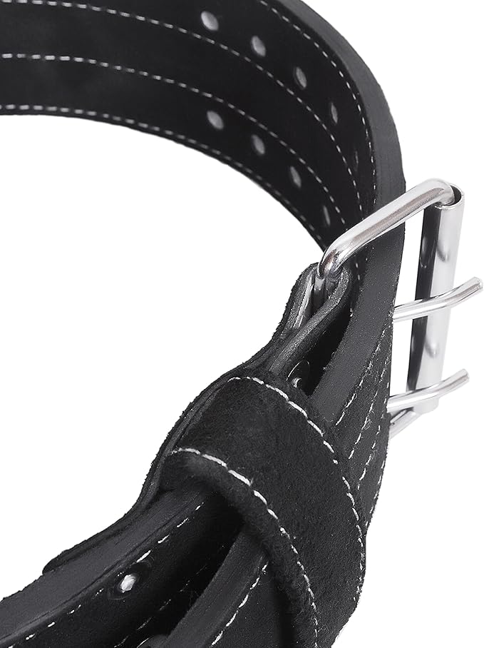 Hawk Sports Double Prong Powerlifting Belt for Men 10mm Thick, 4" Wide