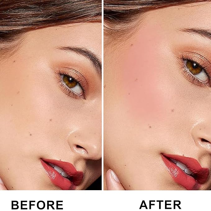 Heart Blush Stick, Matte Rouge Stick, Cheek Contour (01#, 0.) 21 OZ