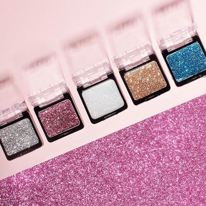 wet n wild Color Icon Eyeshadow Glitter - Ultra-Pigmented, Vitamin E Infused for a Silky-Smooth Moisturizing Application, Cruelty-Free & Vegan - Groupie